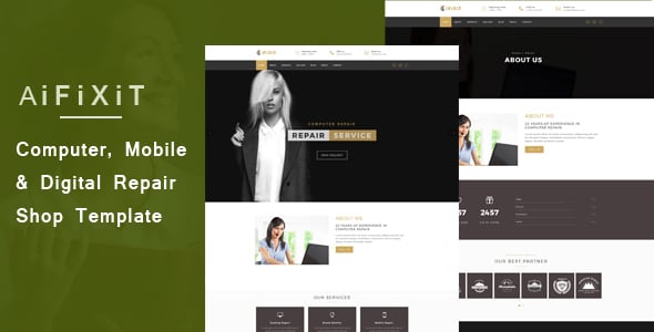 Computer Shop Website Templates | ThemeForest
