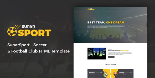 Football HTML Website Templates | ThemeForest