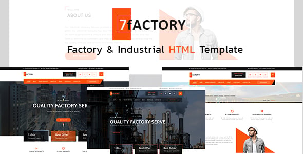 Manufacturing HTML Website Templates | ThemeForest