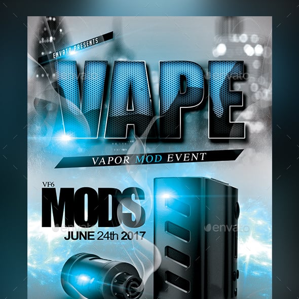 Vape Vape Event Flyer Templates from GraphicRiver Vape Vape Event Flyer Templates from GraphicRiver