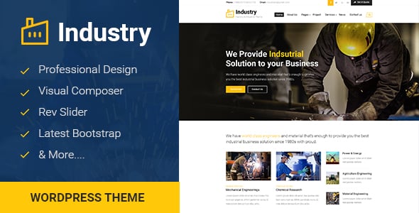 Steel Industry WordPress Themes | ThemeForest