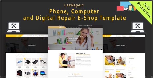 Computer Shop Website Templates | ThemeForest