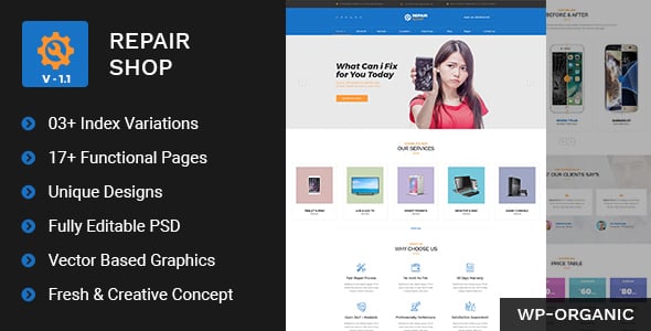 Gadget Shop Website Templates | ThemeForest