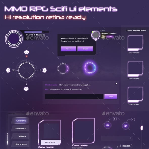 Rpg Game User UI Templates | GraphicRiver