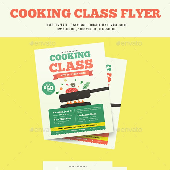 Cooking Flyer Templates | GraphicRiver