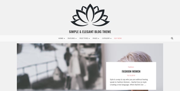 Simple Blog Website Templates | ThemeForest
