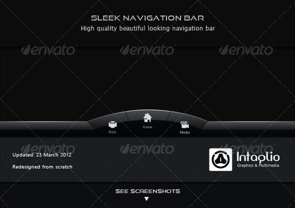 Navigation Bar Templates from GraphicRiver