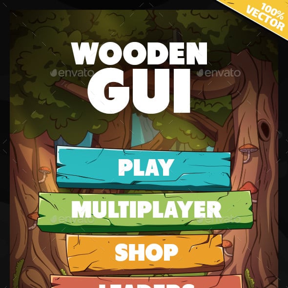 Menu Gui Game Assets from GraphicRiver