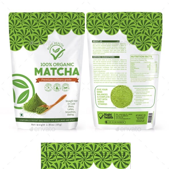 Powder Packaging Graphics, Designs & Templates