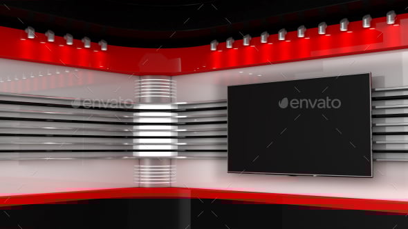 Newscaster Graphics, Designs & Templates | GraphicRiver