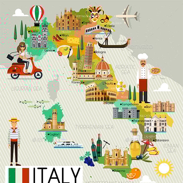 Italy Graphics, Designs & Templates | GraphicRiver