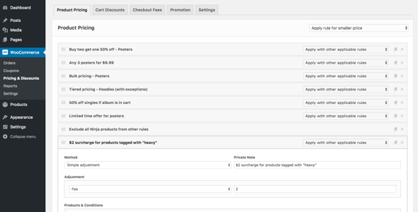 Pricepep - WooCommerce Dynamic Pricing, Discounts & Fees preview 3