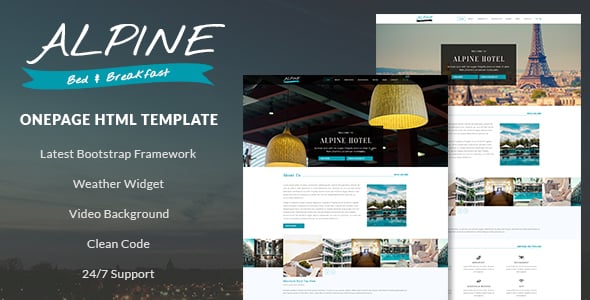 Bed And Breakfast Website Templates ThemeForest