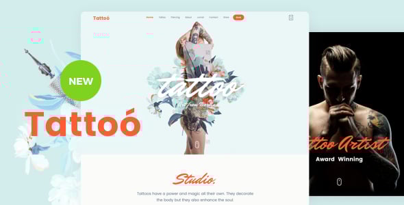 Inkscape - Tattoo WordPress Theme