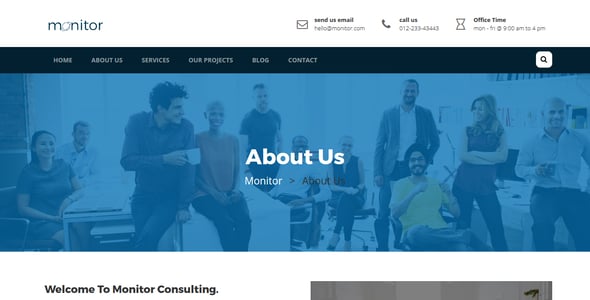 Monitoring Website Templates | ThemeForest