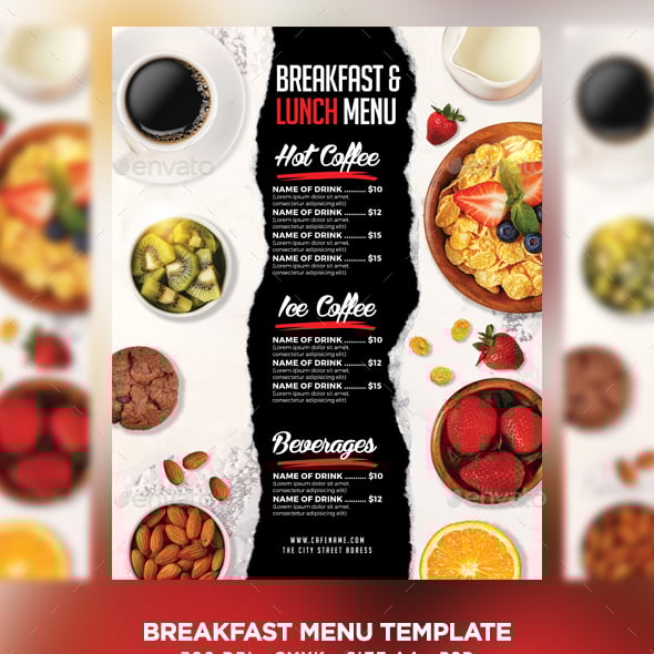 Breakfasts Graphics, Designs & Templates | GraphicRiver