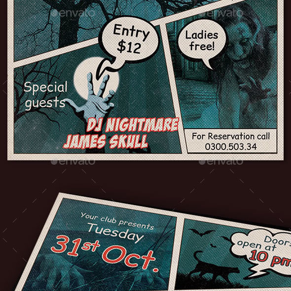 Comics Flyer Templates | GraphicRiver