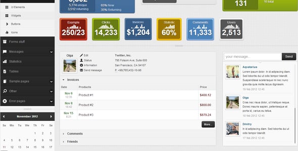 Admin Panel Website Templates | ThemeForest
