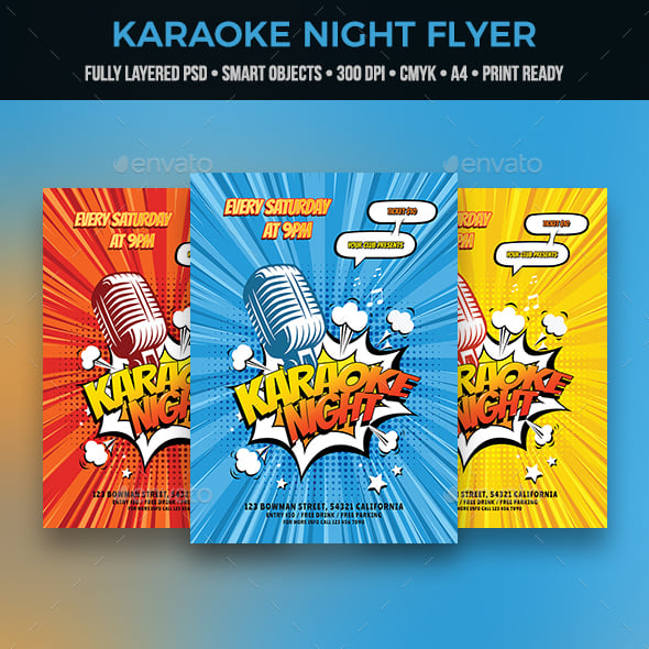 Karaoke Graphics, Designs & Templates | GraphicRiver