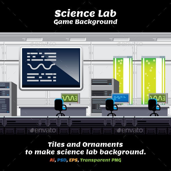 Laboratory Game Assets | GraphicRiver