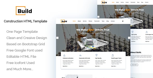 Building Construction Website Templates | ThemeForest