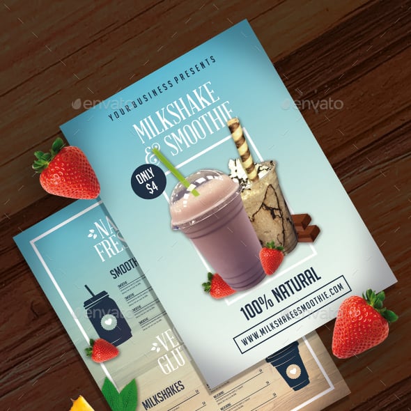 Milkshakes Graphics, Designs & Templates | GraphicRiver