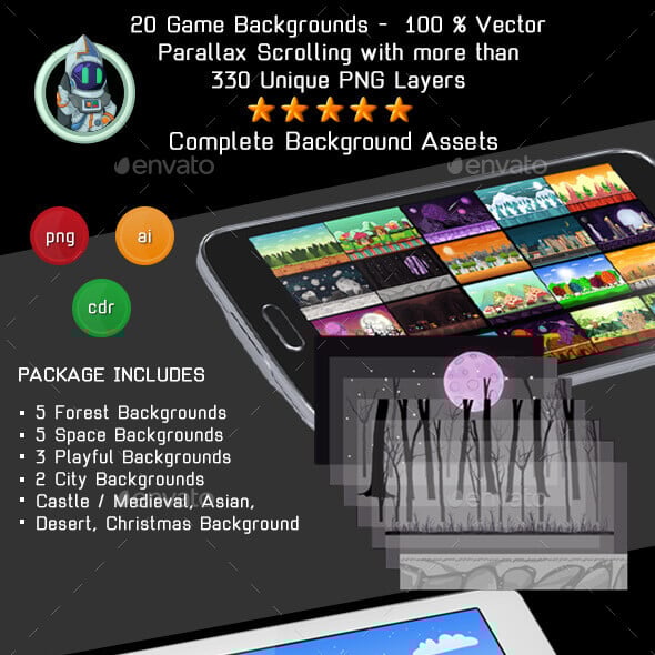 Unity Asset Game Backgrounds from GraphicRiver