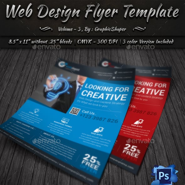Web Design Flyer Template