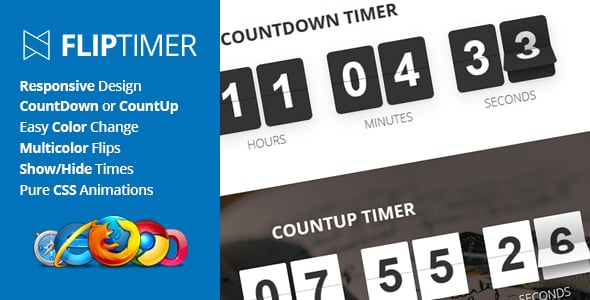 JavaScript & jQuery Countdown Timers from CodeCanyon