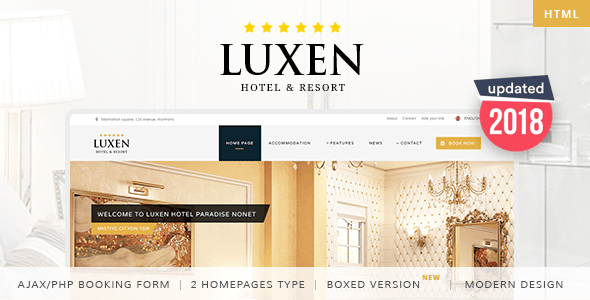 Hotel HTML Website Templates | ThemeForest
