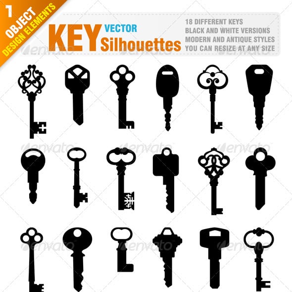 Key Graphics, Designs & Templates | GraphicRiver