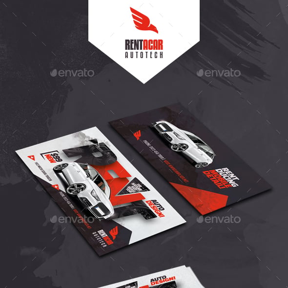 Auto Business Card Templates & Designs from GraphicRiver