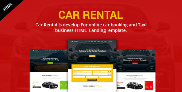 Animated Car Website Templates | ThemeForest