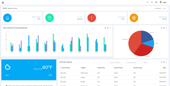 Admin Panel Website Templates | ThemeForest