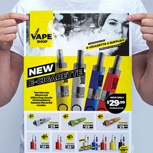 Vapes Flyer Templates | GraphicRiver Vapes Flyer Templates | GraphicRiver