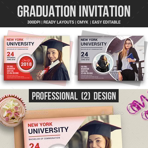Graduation Graphics, Designs & Templates | GraphicRiver