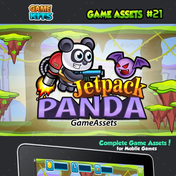 Jetpack 2D Game Assets from GraphicRiver