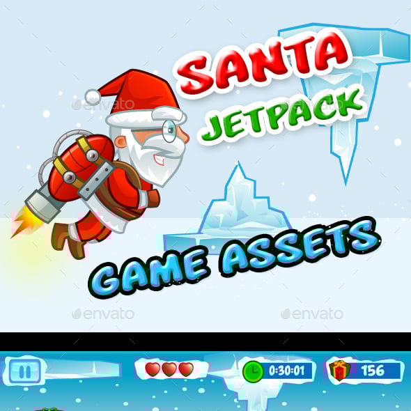 Jetpack 2D Game Assets from GraphicRiver