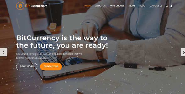 Cryptocurrency Landing Page Website Templates | ThemeForest