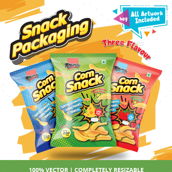 Snack Graphics, Designs & Templates | GraphicRiver