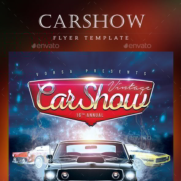 Carshow Graphics, Designs & Templates | GraphicRiver