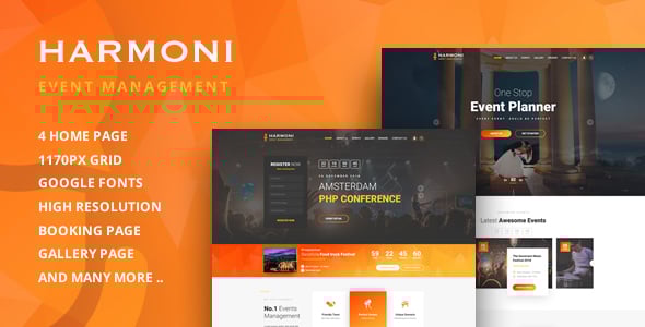 Event Management Website Templates | ThemeForest