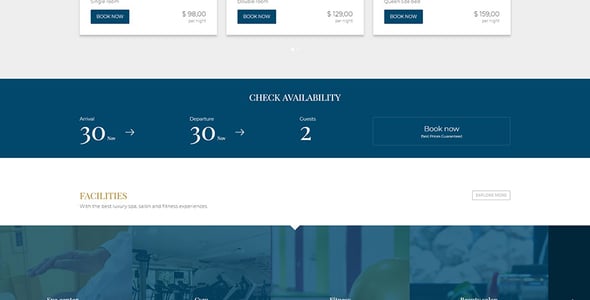 Hotel HTML Website Templates | ThemeForest