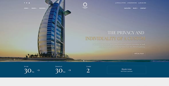 Hotel HTML Website Templates | ThemeForest