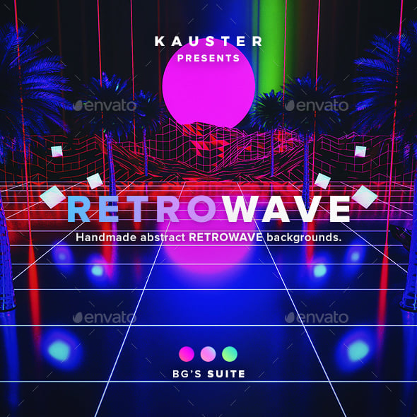 Retrowave Graphics, Designs & Templates | GraphicRiver