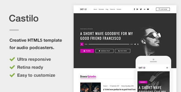Podcast HTML Website Templates | ThemeForest