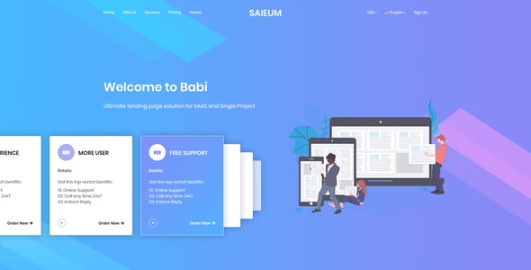Product Showcase Website Templates | ThemeForest