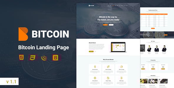 Bitcoin Website Templates | ThemeForest