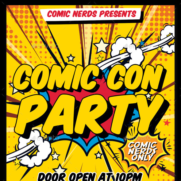 Comics Flyer Templates | GraphicRiver