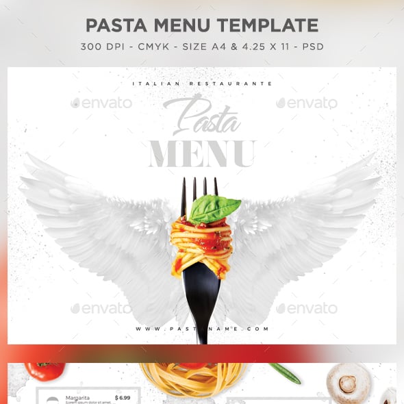 Pasta Graphics, Designs & Templates | GraphicRiver